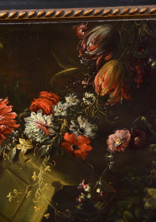 Pieter Casteels III -signiert- (Antwerpen 1684 - Richmond 1749), Blumenstillleben