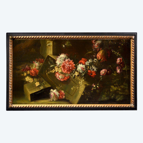 Pieter Casteels III -signiert- (Antwerpen 1684 - Richmond 1749), Blumenstillleben