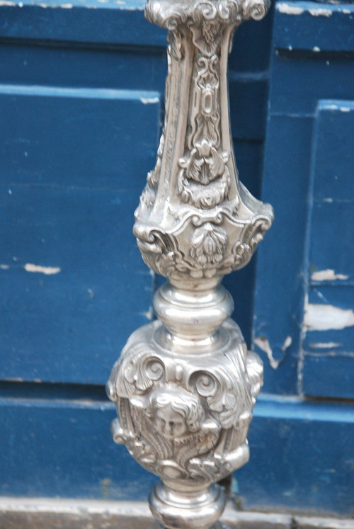 Torchère En Métal De Style Louis XIV
