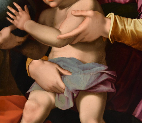Heilige Familie mit San Giovannino, Agnolo Bronzino (Florenz 1503 -1572)