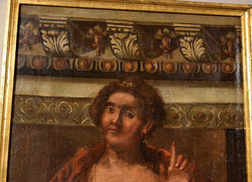 Allegorie der Zeit, die die Wahrheit anzeigt, Giacomo Stella (Brescia 1545 - Rom 1630)