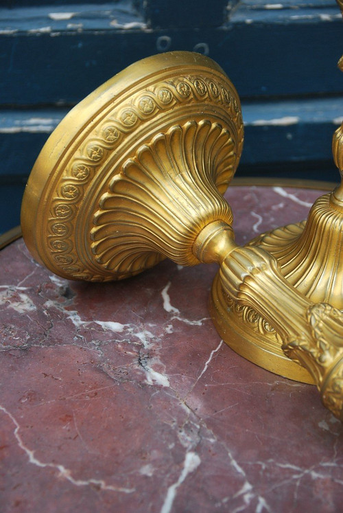 Pair Of Louis XVI Candlesticks, Late 18th Century
