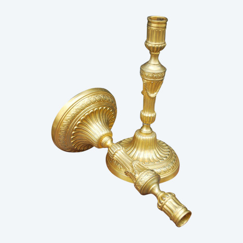 Pair Of Louis XVI Candlesticks, Late 18th Century