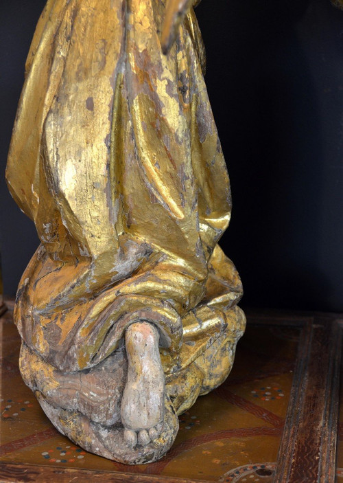 Grandi angeli alati Barocchi, Gian Lorenzo Bernini (1598-1680) cerchia di  (h. 88 cm) 
