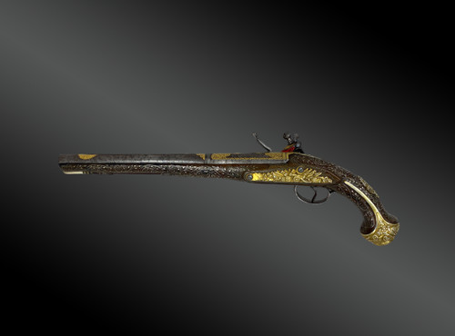 Pistolet à silex grand luxe, pour le marché Ottoman France, XIXème