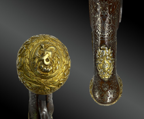 Pistolet à silex grand luxe, pour le marché Ottoman France, XIXème