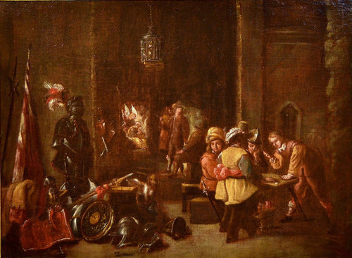 Le Corps De Garde, Atelier De David Teniers Le Jeune (Anvers 1610 - Bruxelles 1690)