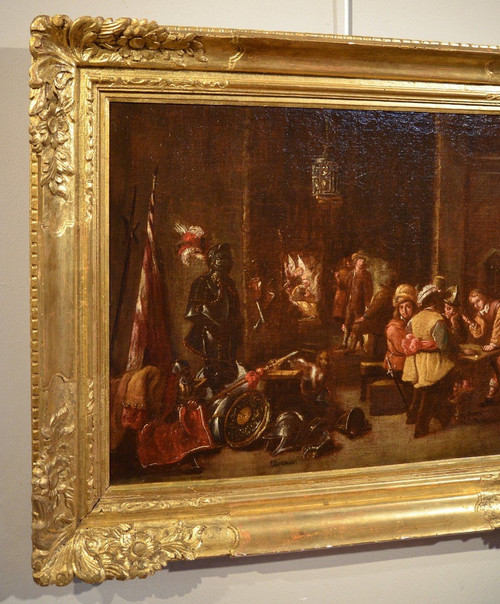 Le Corps De Garde, Atelier De David Teniers Le Jeune (Anvers 1610 - Bruxelles 1690)