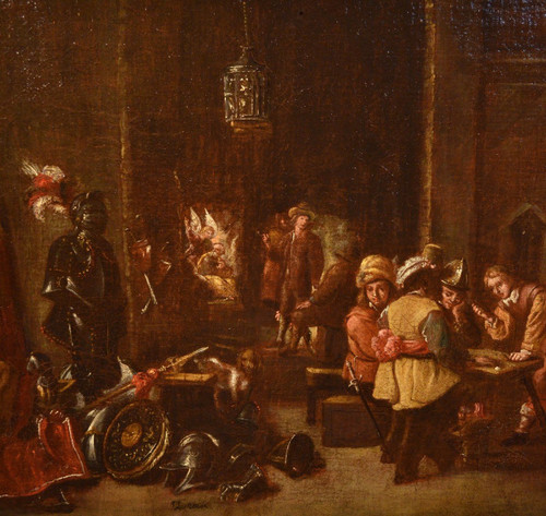 Le Corps De Garde, Atelier De David Teniers Le Jeune (Anvers 1610 - Bruxelles 1690)