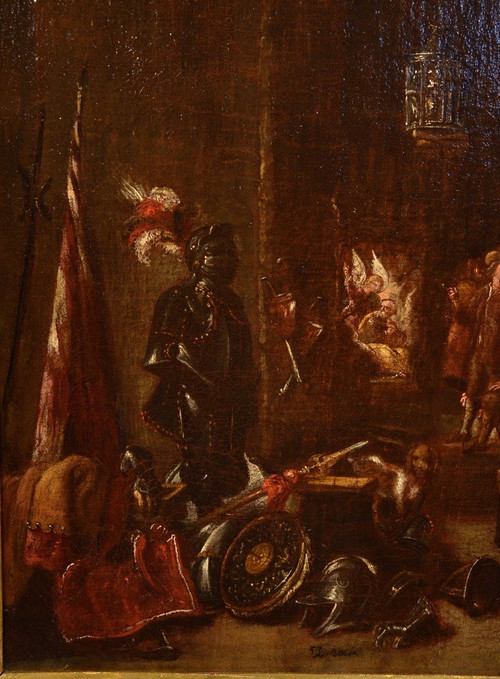 Le Corps De Garde, Atelier De David Teniers Le Jeune (Anvers 1610 - Bruxelles 1690)
