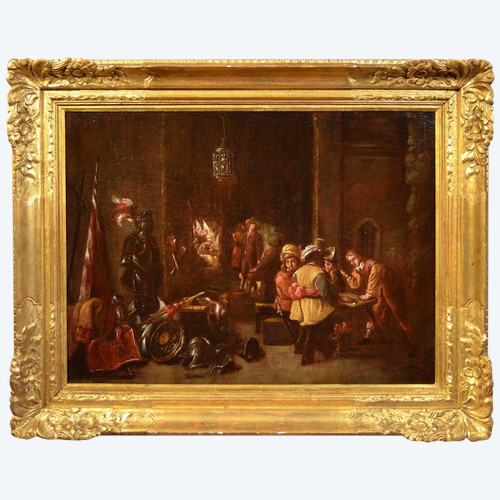 Le Corps De Garde, Atelier De David Teniers Le Jeune (Anvers 1610 - Bruxelles 1690)