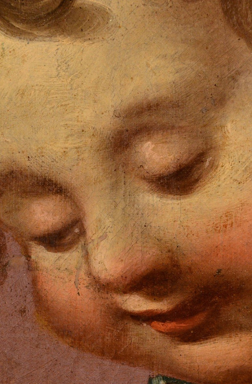 The Pietà With The Two Cherubs, Scipione Pulzone (gaeta 1550 - Rome 1598)  Entourage De