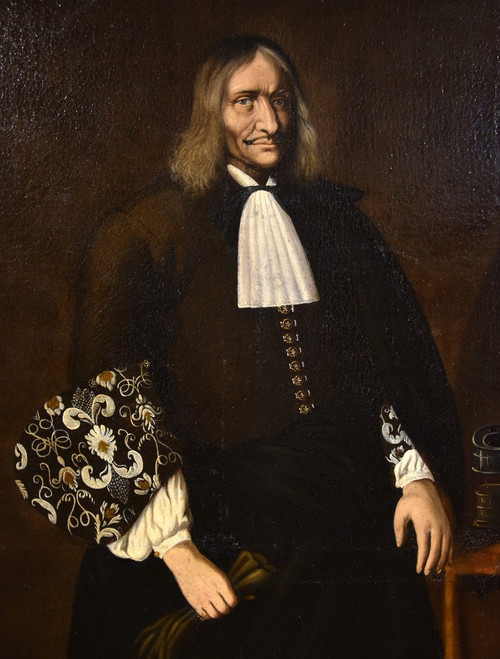 Full-length Portrait Of Giacomo Pesenti, Carlo Ceresa (bergamo 1609 - 1679) Attributable