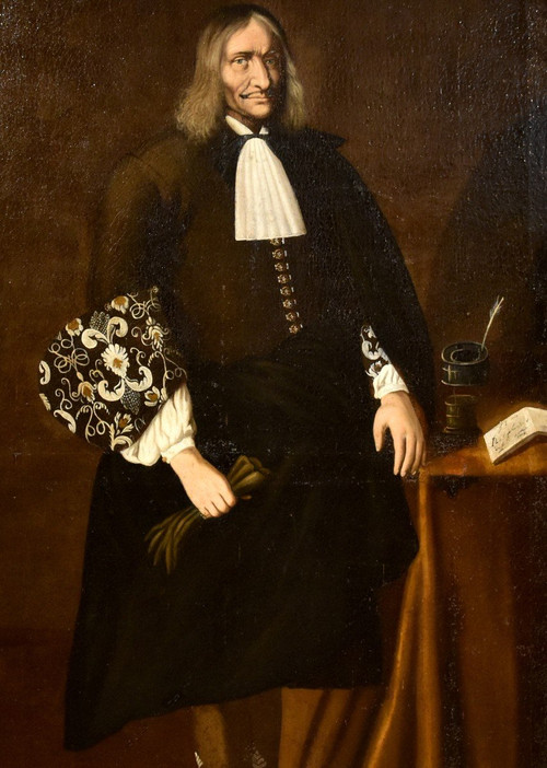 Full-length Portrait Of Giacomo Pesenti, Carlo Ceresa (bergamo 1609 - 1679) Attributable