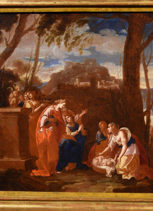Mosè salvato dalle acque, Nicolas Poussin (Les Andelys 1594 - Roma 1665) Bottega