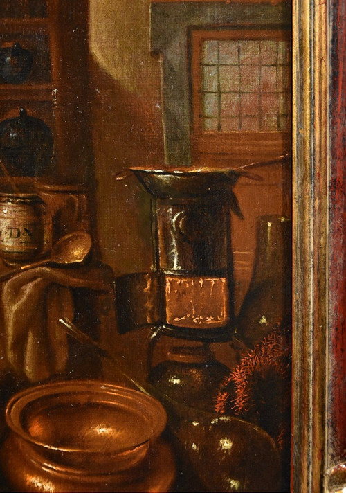Der Apotheker, Giovanni Domenico Valentino (Rom 1630 - Imola 1708), Signiert Mit Dem Monogramm G.d.v