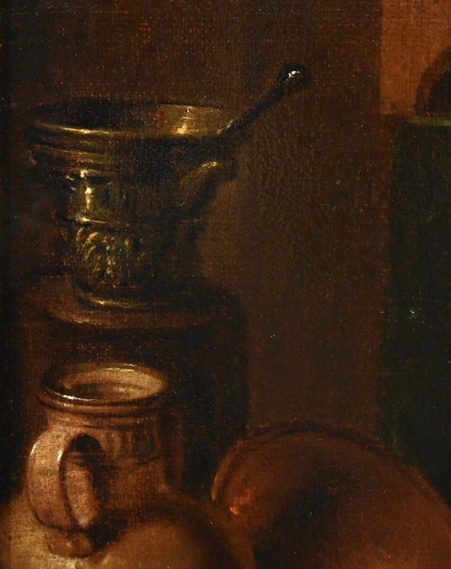 Der Apotheker, Giovanni Domenico Valentino (Rom 1630 - Imola 1708), Signiert Mit Dem Monogramm G.d.v