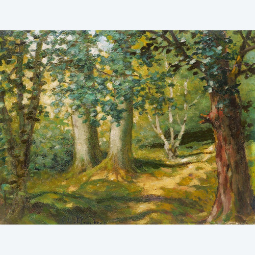 Charles RAMBERT, Path in the undergrowth