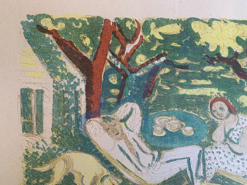 The Siesta Maurice Savin lithograph