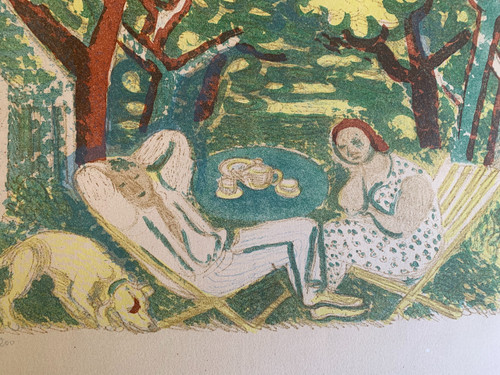 The Siesta Maurice Savin lithograph