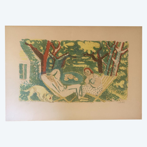 The Siesta Maurice Savin lithograph