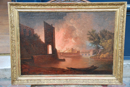 Volaire dopo, L'incendio di Smirne, fine del XVIII secolo
