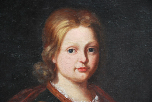 Child with dog school Late 17th century