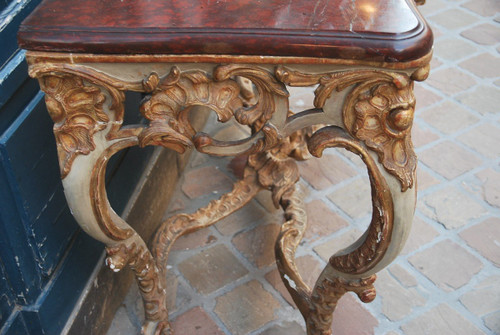 Louis XV Period Carved Wood Console
