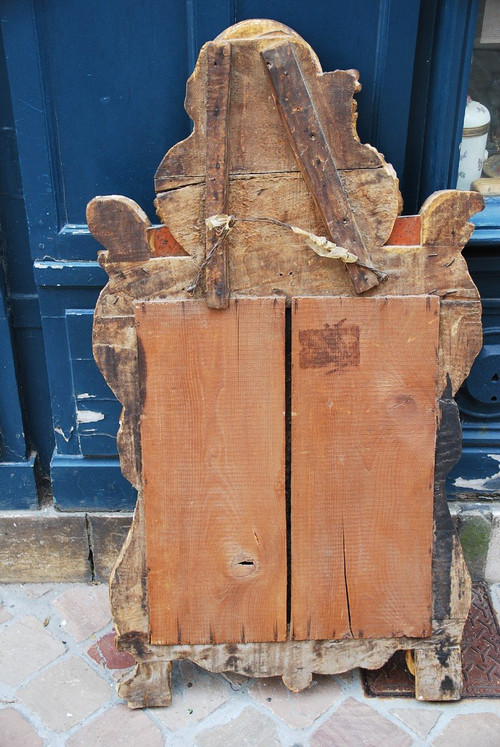 Miroir En Bois Doré D époque Louis  XV, Provence XVIIIe siècle