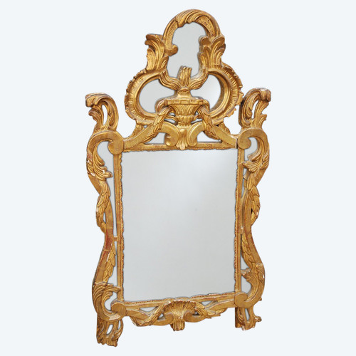 Miroir En Bois Doré D époque Louis  XV, Provence XVIIIe siècle