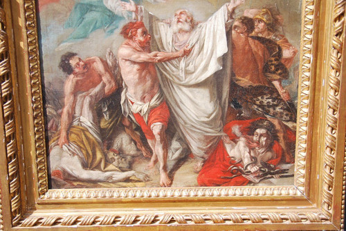 Martyre De Saint Denis, école XVIIIe siècle Suiveur De Van Loo