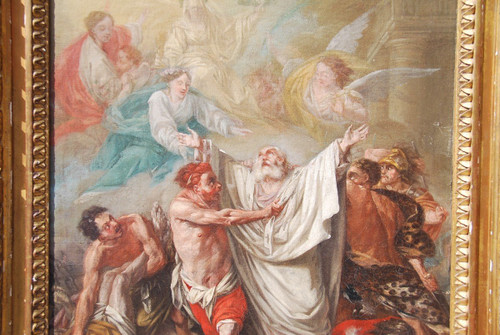 Martyre De Saint Denis, école XVIIIe siècle Suiveur De Van Loo