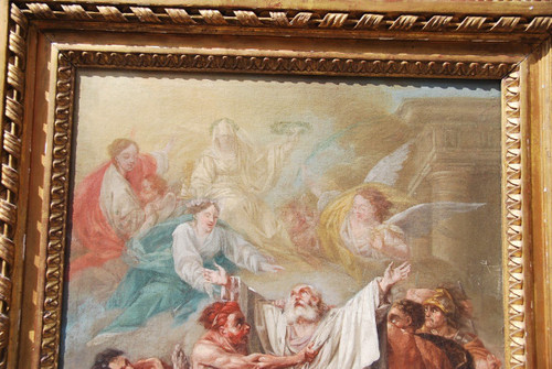 Martyre De Saint Denis, école XVIIIe siècle Suiveur De Van Loo