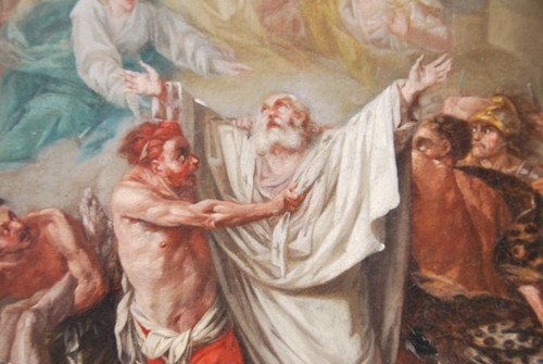 Martyre De Saint Denis, école XVIIIe siècle Suiveur De Van Loo