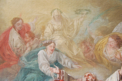 Martyre De Saint Denis, école XVIIIe siècle Suiveur De Van Loo