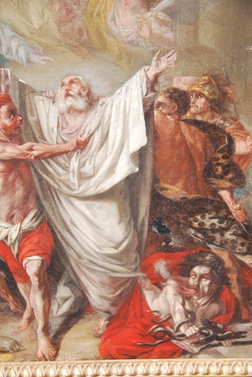 Martyre De Saint Denis, école XVIIIe siècle Suiveur De Van Loo