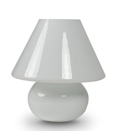 Coppia di lampade opaline bianche, anni '90