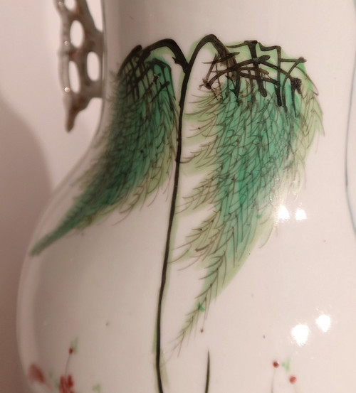 Porcelain Baluster Vase, China - Early 20th century