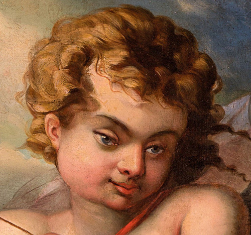 Cupido che scocca la sua freccia, Scuola francese del Settecento