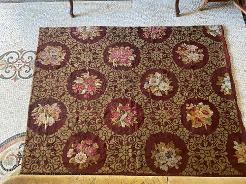 Tappeto Aubusson d'epoca Carlo X, 1825 circa.
