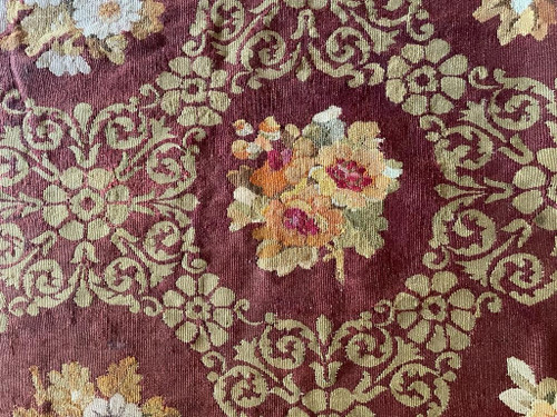Tappeto Aubusson d'epoca Carlo X, 1825 circa.