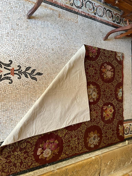 Tappeto Aubusson d'epoca Carlo X, 1825 circa.