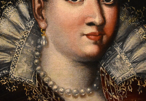 Porträt Der Großherzogin Bianca Cappello, Scipione Pulzone Dit Il Gaetano (1544 - 1598)