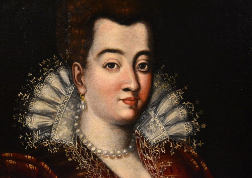 Porträt Der Großherzogin Bianca Cappello, Scipione Pulzone Dit Il Gaetano (1544 - 1598)