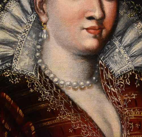 Porträt Der Großherzogin Bianca Cappello, Scipione Pulzone Dit Il Gaetano (1544 - 1598)
