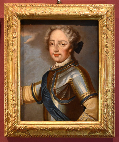 König Ludwig XV. von Frankreich mit Königingemahlin Maria Leszczyńska und Pierre Gobert (1662–1744)
