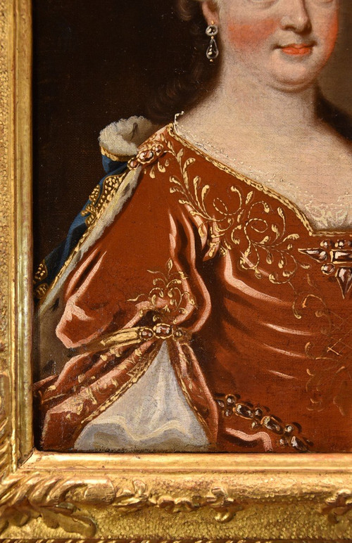 König Ludwig XV. von Frankreich mit Königingemahlin Maria Leszczyńska und Pierre Gobert (1662–1744)