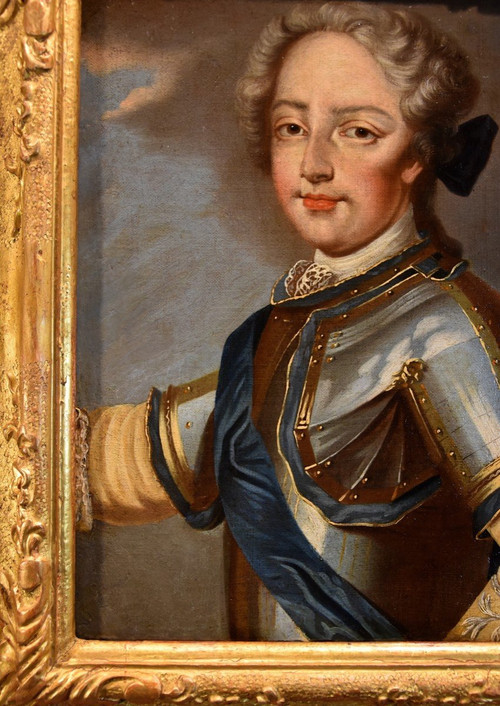 König Ludwig XV. von Frankreich mit Königingemahlin Maria Leszczyńska und Pierre Gobert (1662–1744)