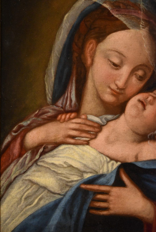 Die Jungfrau mit dem Kind, Giovan Battista Salvi Il Sassoferrato (1609 - 1685) Nachfolger De