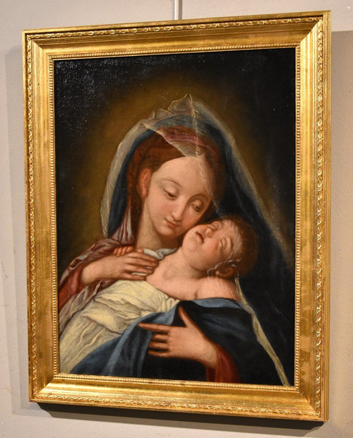 Die Jungfrau mit dem Kind, Giovan Battista Salvi Il Sassoferrato (1609 - 1685) Nachfolger De